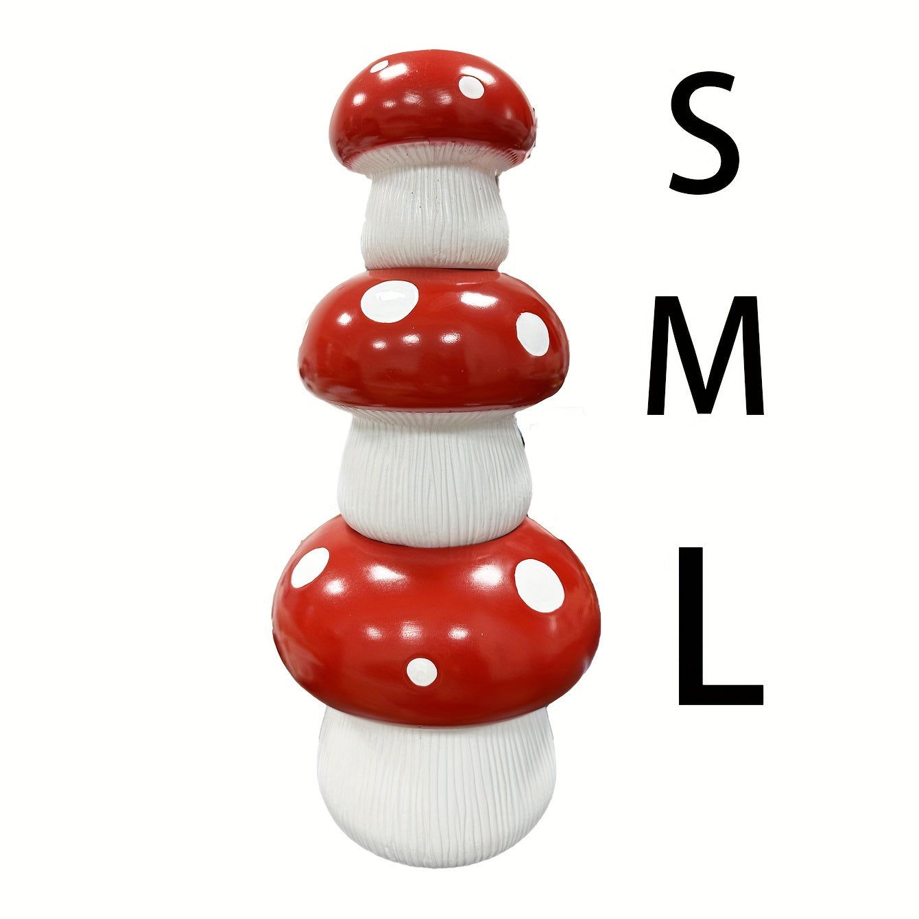 Modern Style Resin Mushroom Vase - F3BH