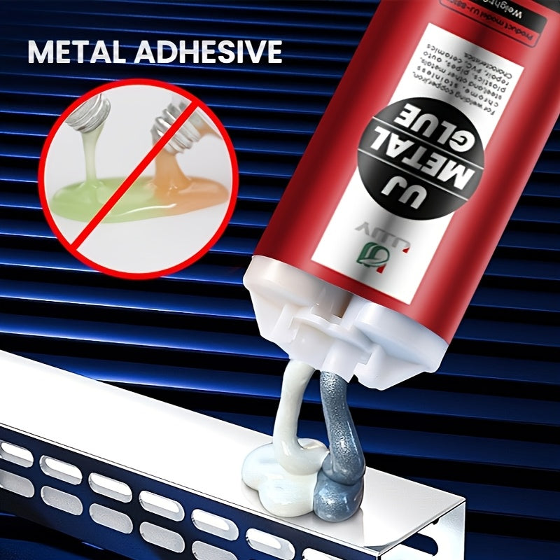 High-Strength Red Metal Repair Adhesive, Waterproof TJR8M5D