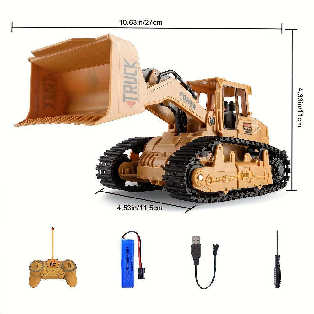 Remote Control Bulldozer Toy, Rechargeable TJR6L7P