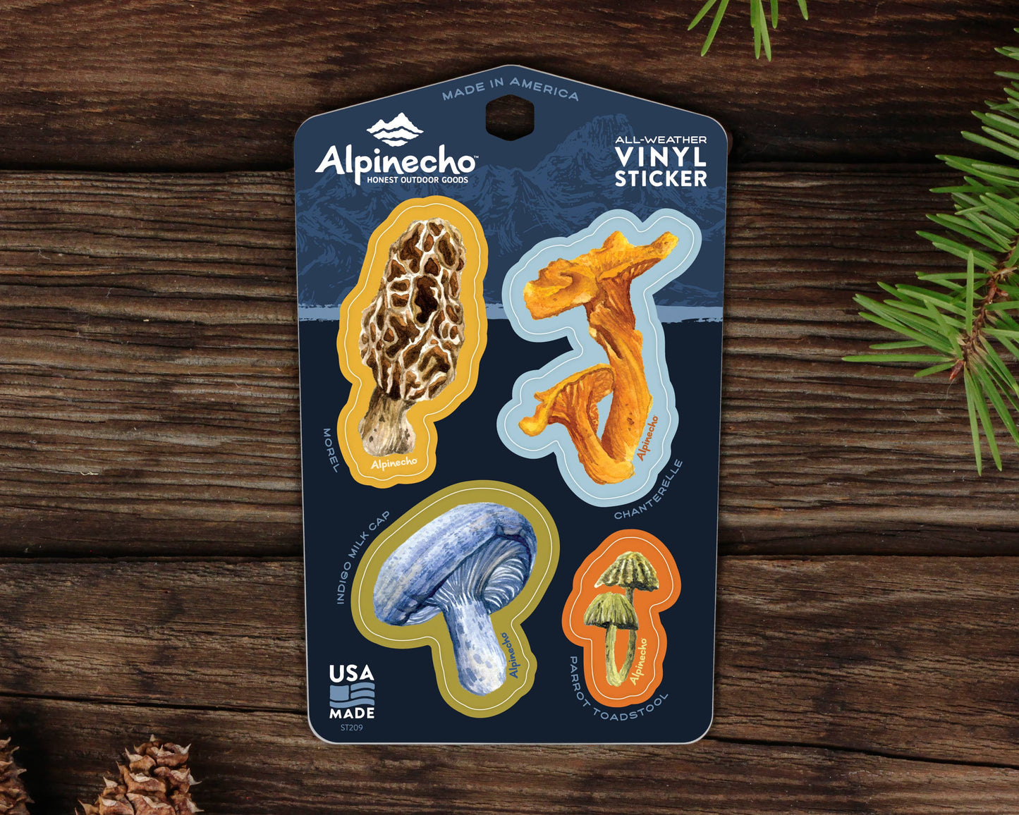 Alpinecho - Mushrooms Sticker