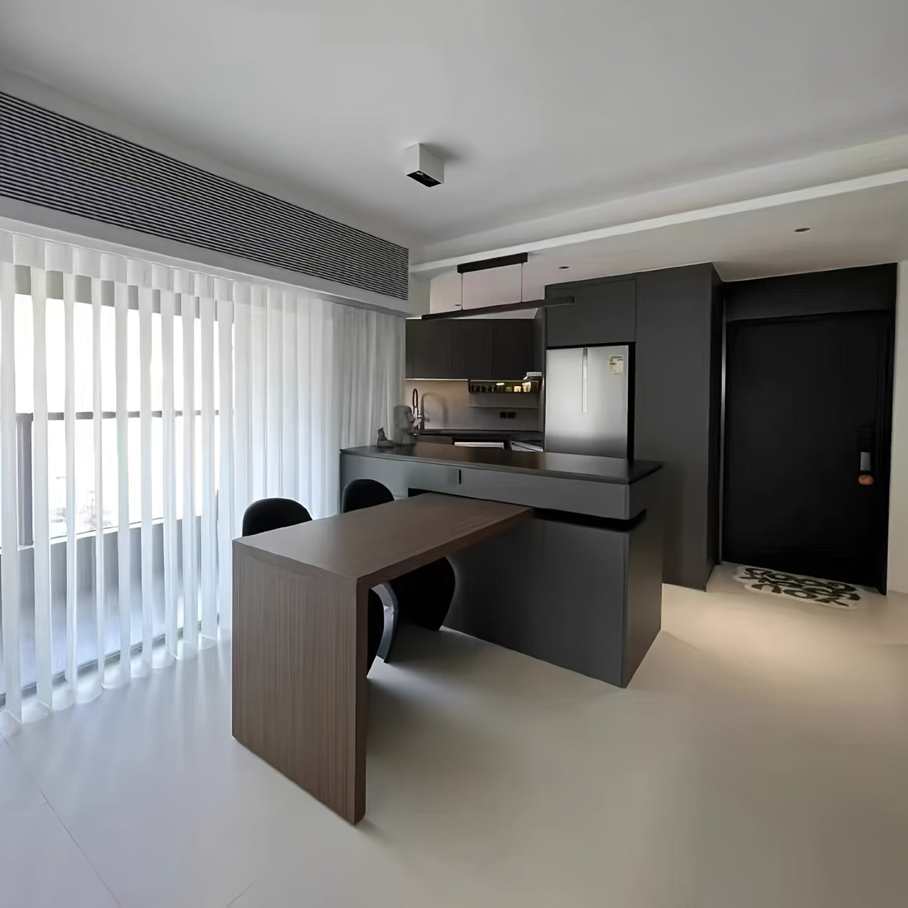 Rotatable Slide Rail for Kitchen Island Extension-XIMS