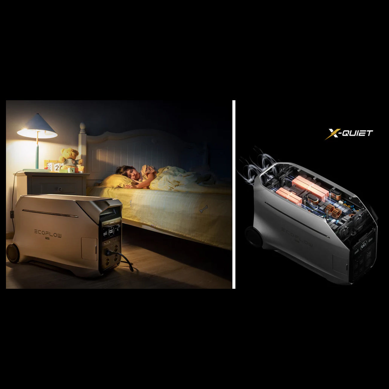 EcoFlow Delta Pro 3 Power Station Portable Home Battery Backup 220V Charging 80% In 1 Hour 4000W Up To 6000W With X-Boost Battery Backup Energy Storage