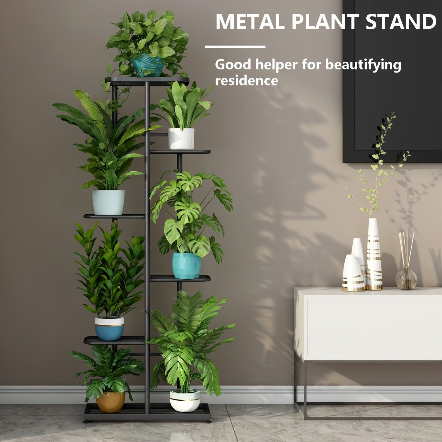 Plant Stand Indoor Metal Storage Rack - DN2L