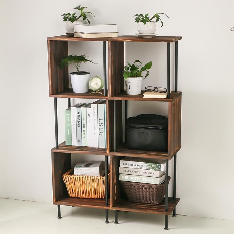 Bamboo Wooden Bookshelf - M2NK
