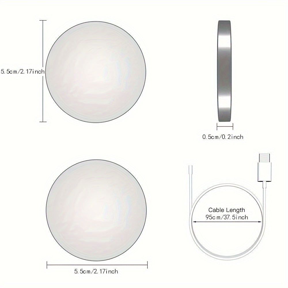 Magnetic Wireless Charger for Apple iPhone 12-15 Models TJR9T2M