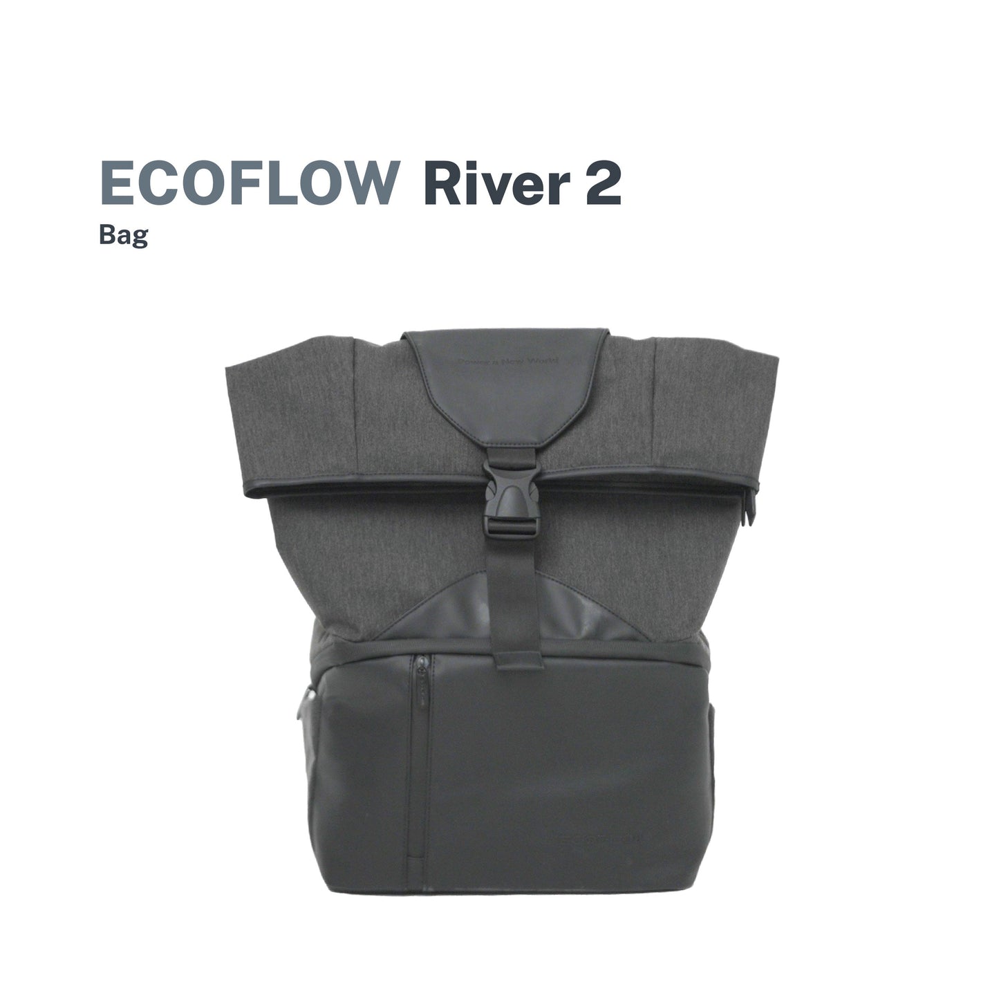Ecoflow River 2 Powerstation Bag Portable Multipurpose Backpack Flexible Storage Bag Applicable also on RIVER 3 Series Portable Power Stations Travel Bag