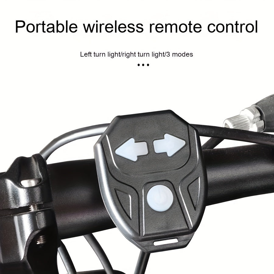 USB Rechargeable LED Bike Tail Light with Turn Signals TJR9V3C