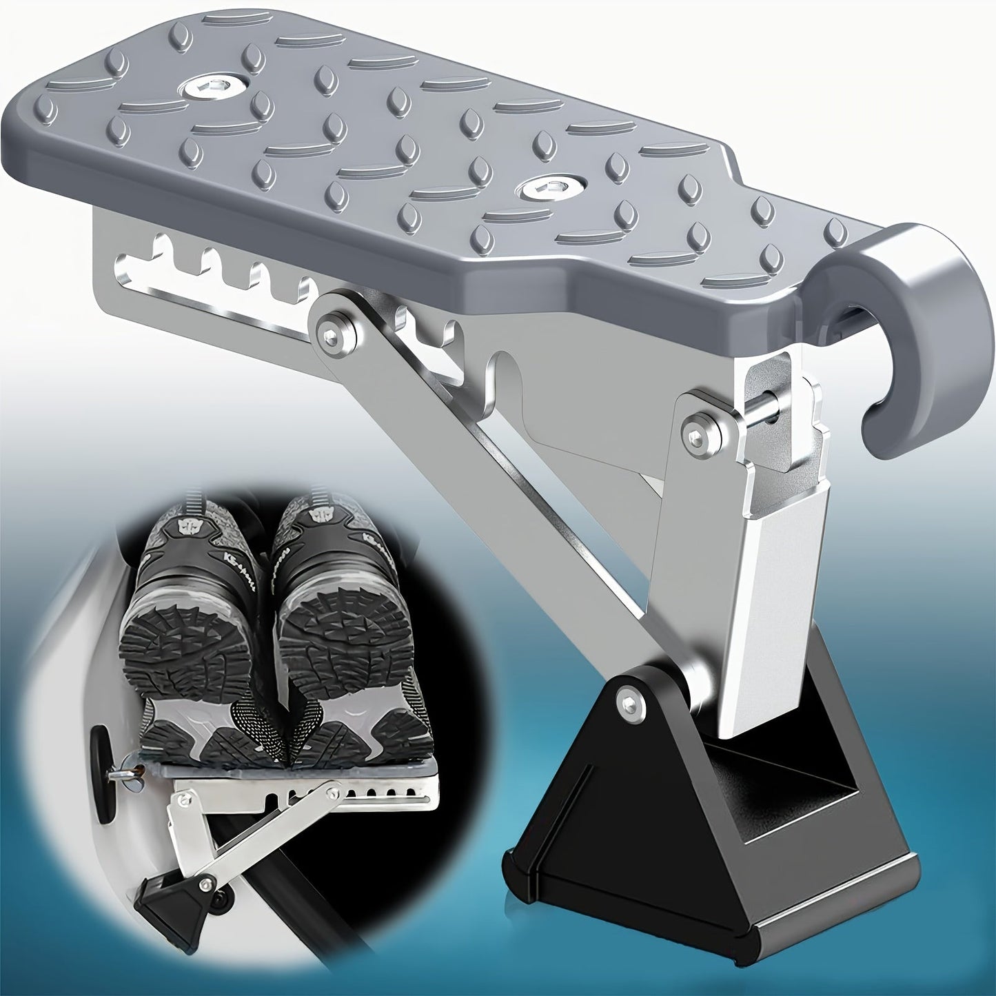 Universal Car Door Foot Pedal Roof Luggage Rack TJR8X5S