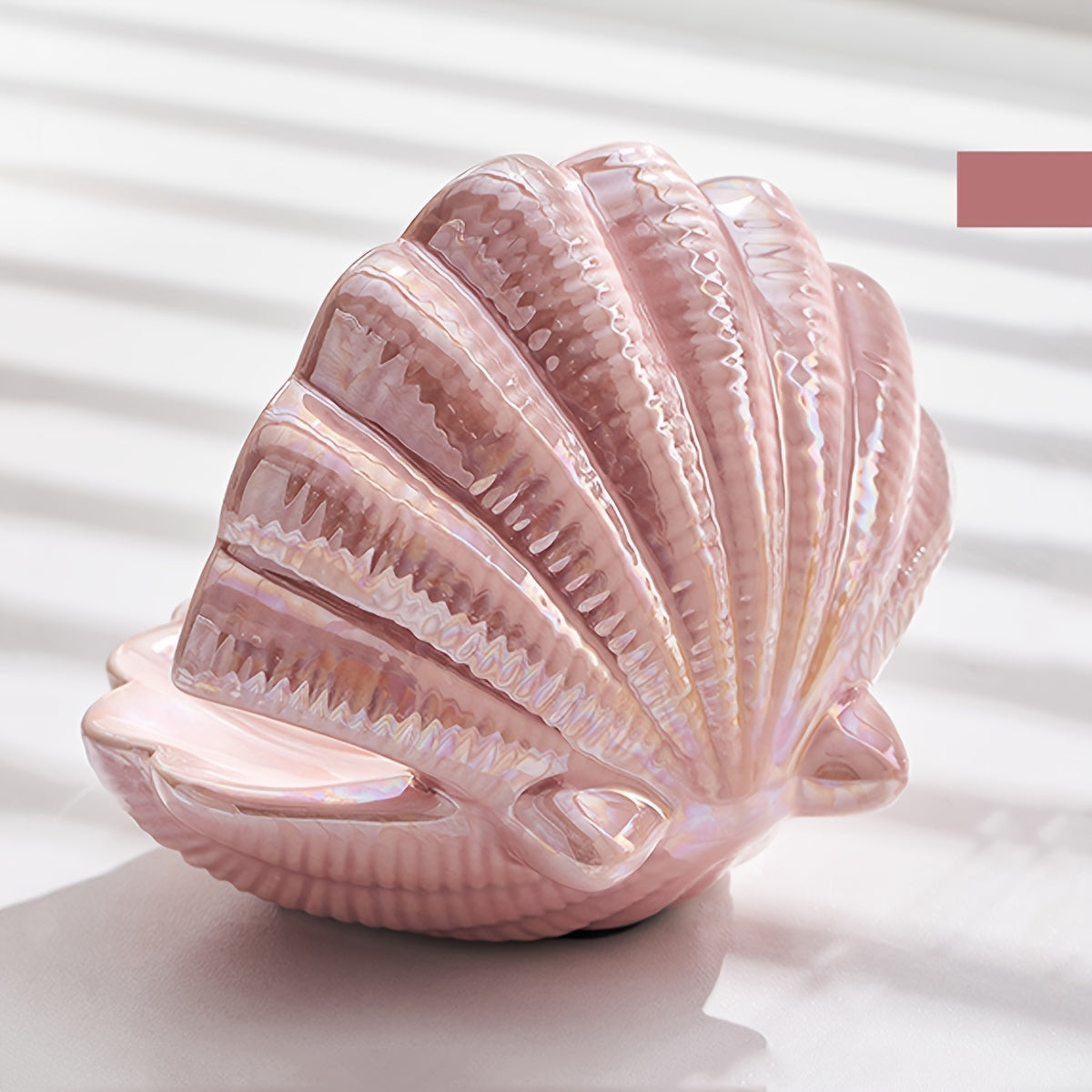 Elegant Ceramic Shell Trinket Dish - DW8C