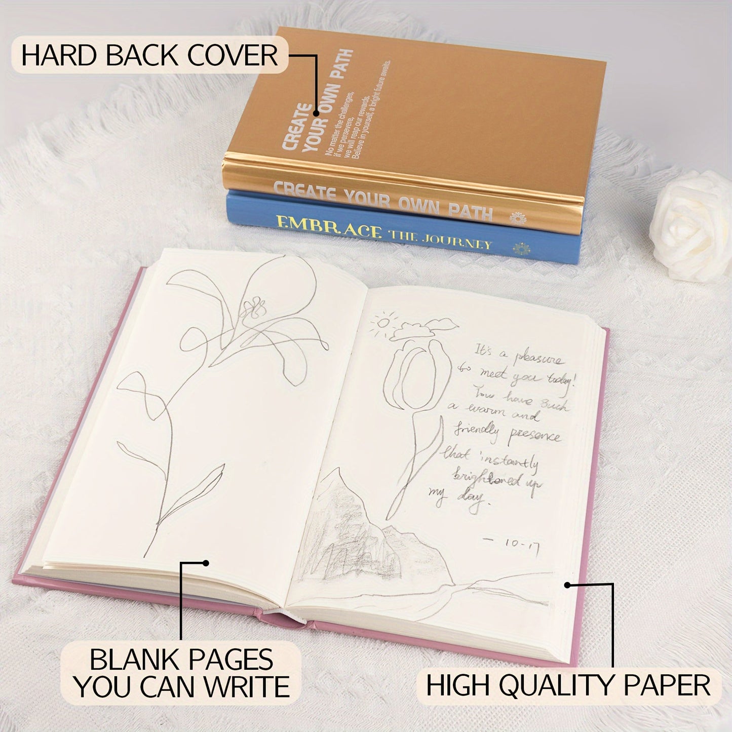 Art Deco 3pcs Decorative Book Set - XVY9