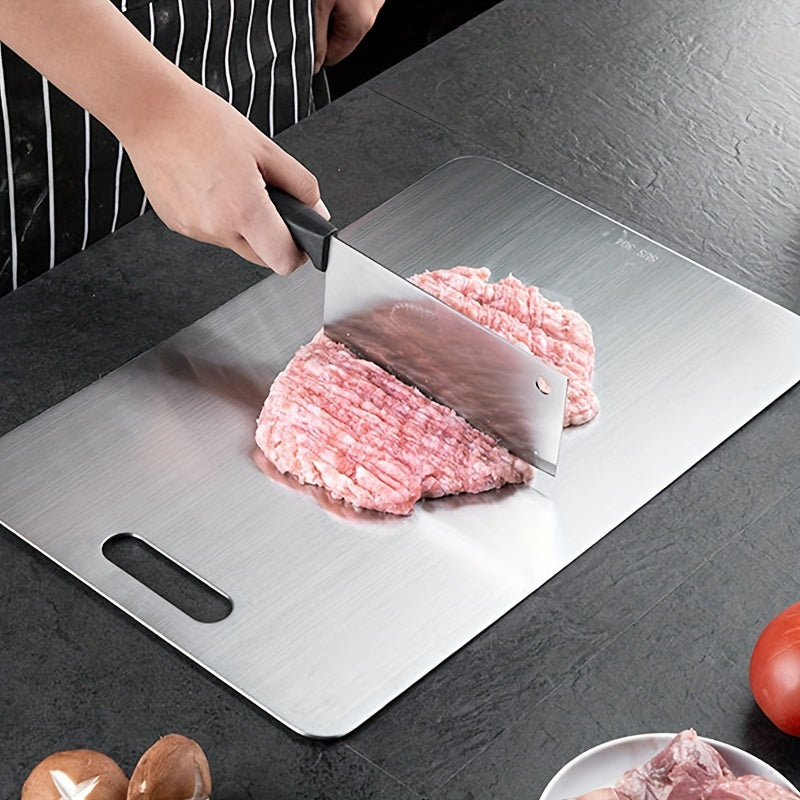 Double-sided Stainless Steel Cutting Board - FI3J