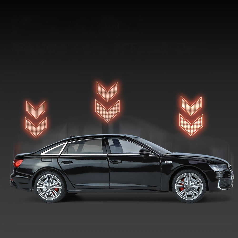 Audi A6L 118 DieCast Model Car  WhiteBlack-OSX1