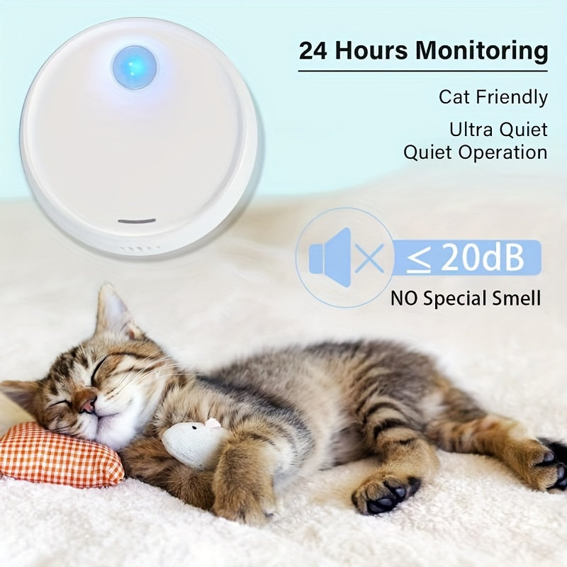 Smart Cat Odor Purifier with 24-Hour Monitoring - TJR8B5X
