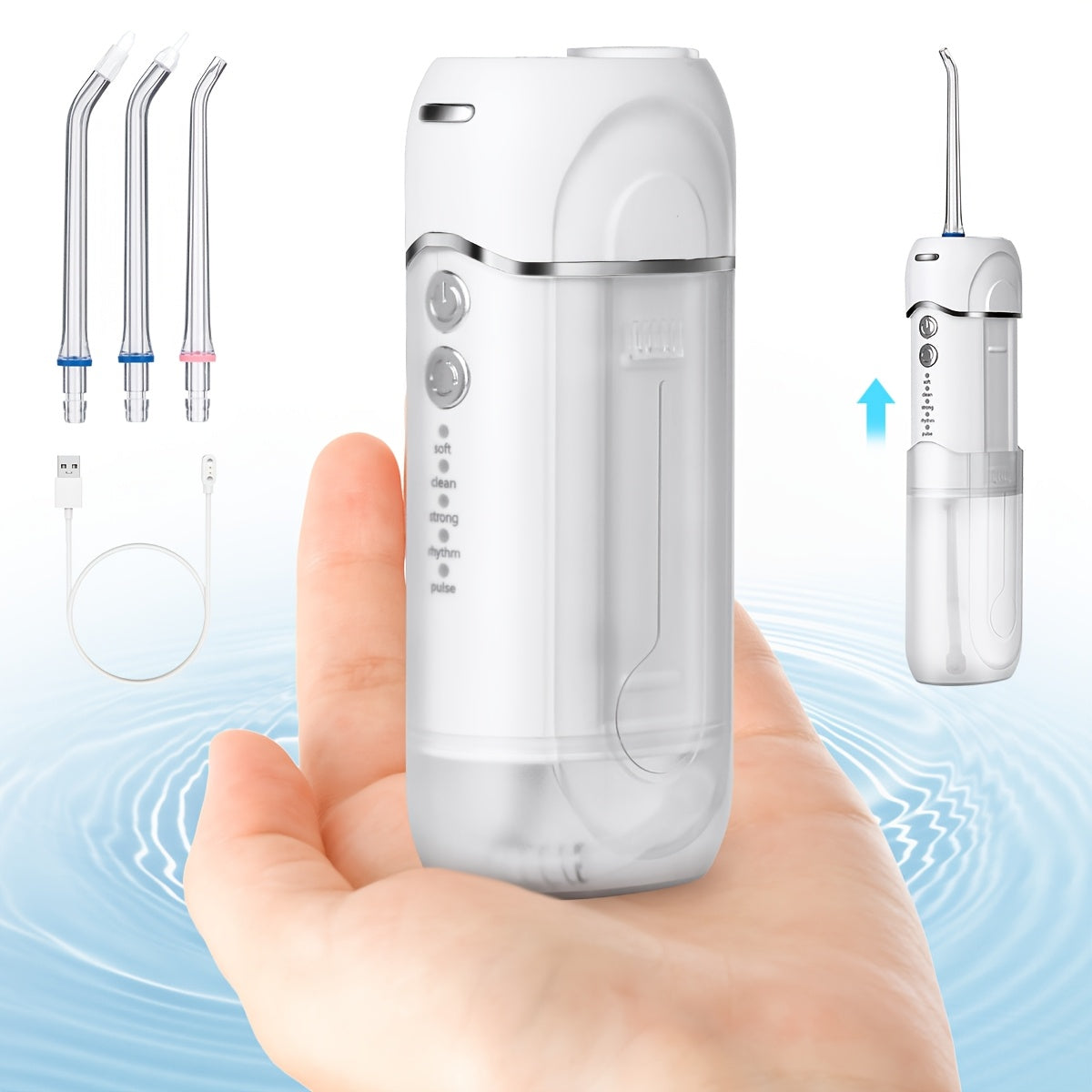 Cordless Water Flosser for Teeth, Braces & Oral Care TJR2D6B