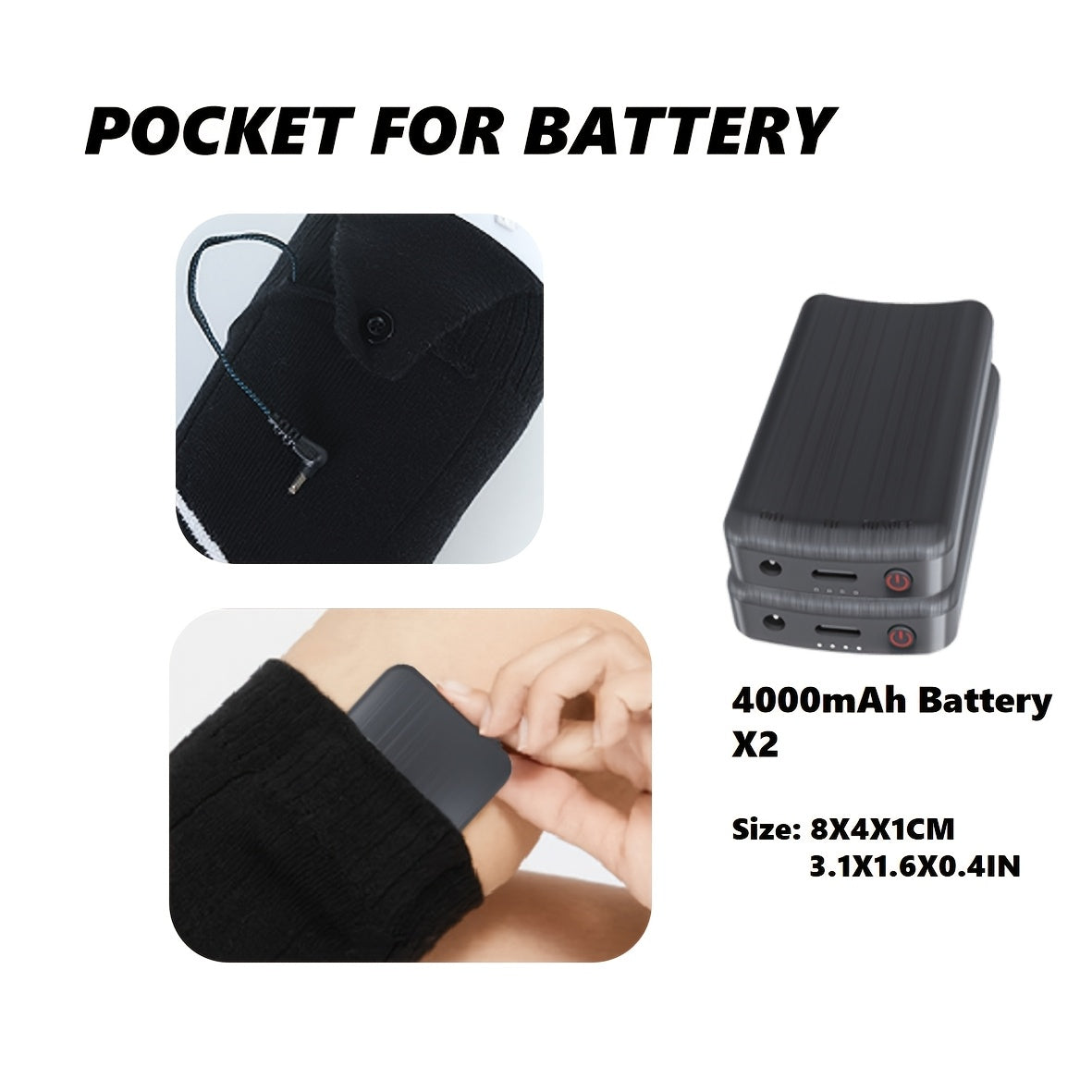 Rechargeable Heated Socks- HMT24HS