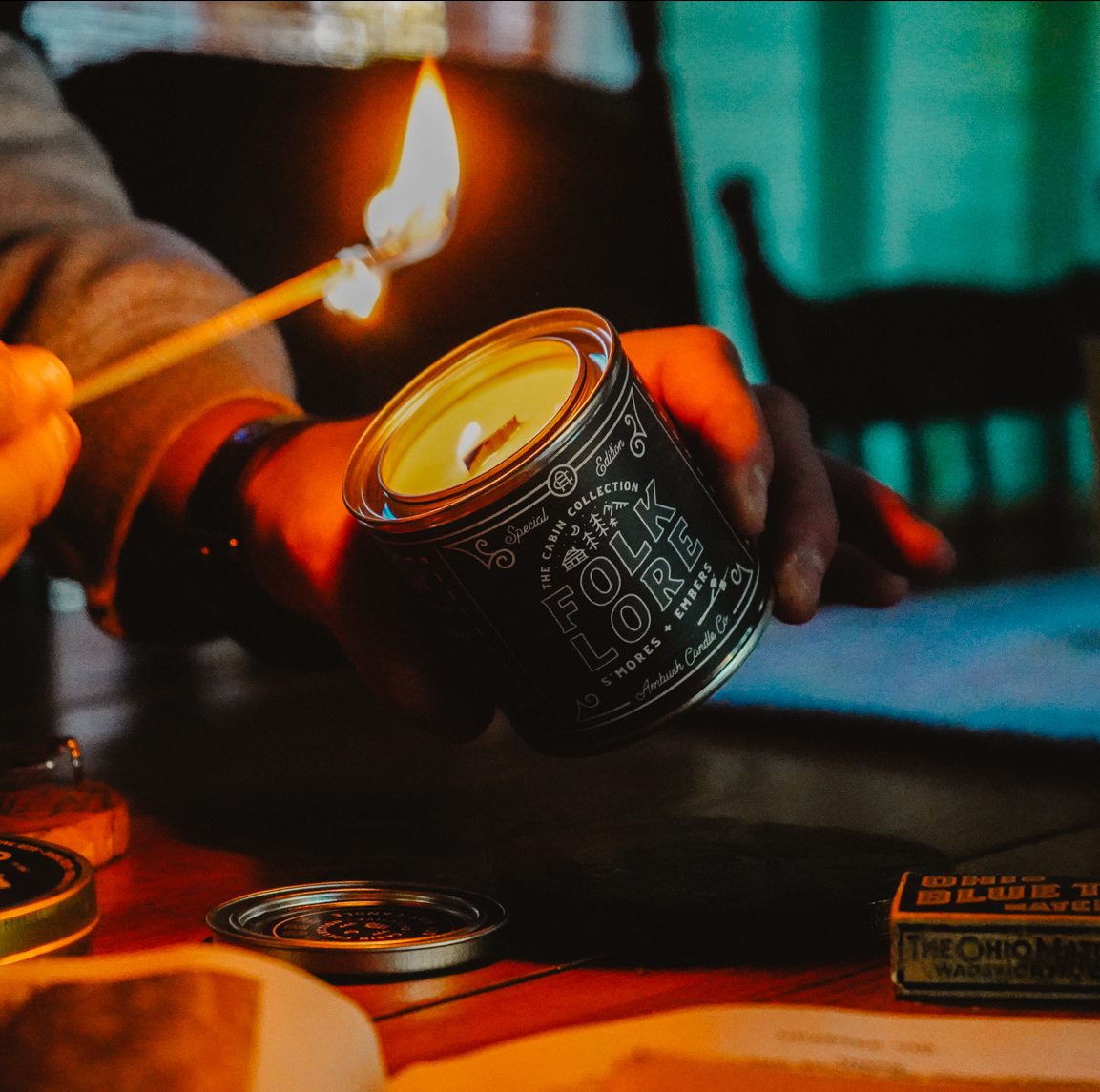Folklore | S'mores + Embers 8oz Soy Candle