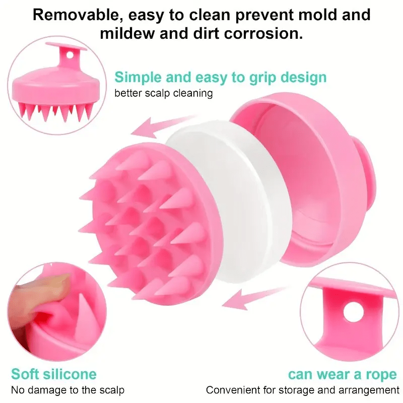 Silicone Scalp Massager Brush- HMT21SS