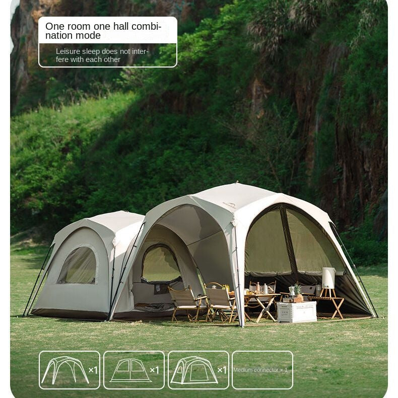 Naturehike CLOUD WORLD Series Modular Outdoor Camping Automatic Tent Canopy Multi-Functional Module Splicing Unlimited Connection Self Standing Fast