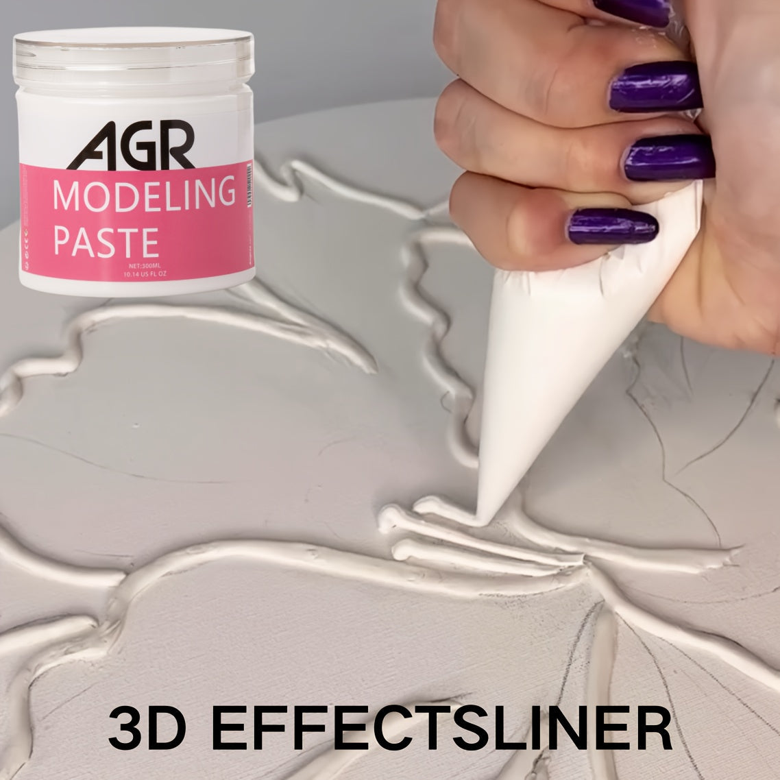 3D Effects Modeling Paste for DIY Crafts & Art Projects TJR9X4V
