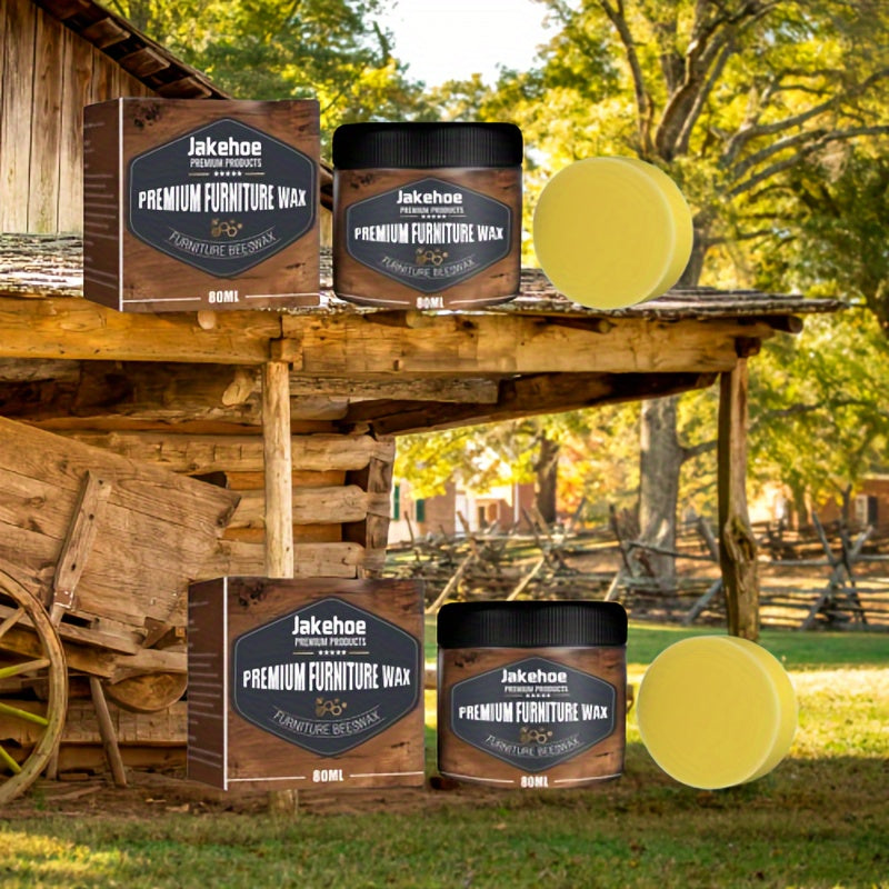 Jakehoe Premium Wax  Wood  Furniture Scratch Remover Set-9Z42