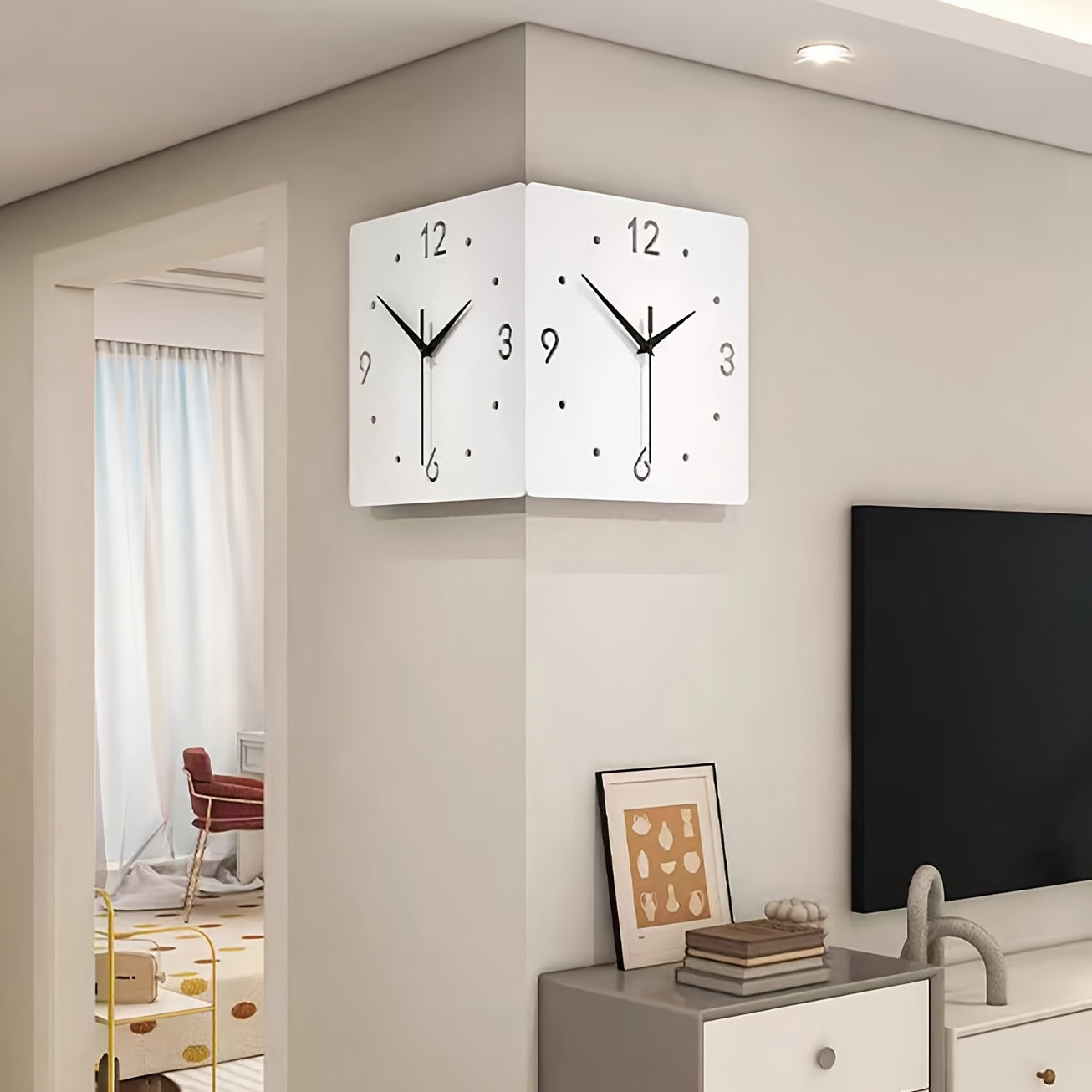 Minimalist Silent Wall Clock- HMT17SW