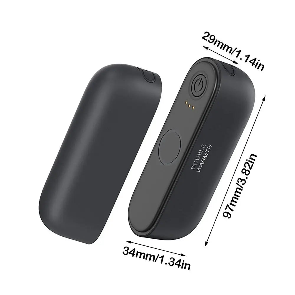 2-in-1 Portable Hand Heater with Strong Magnetic Design