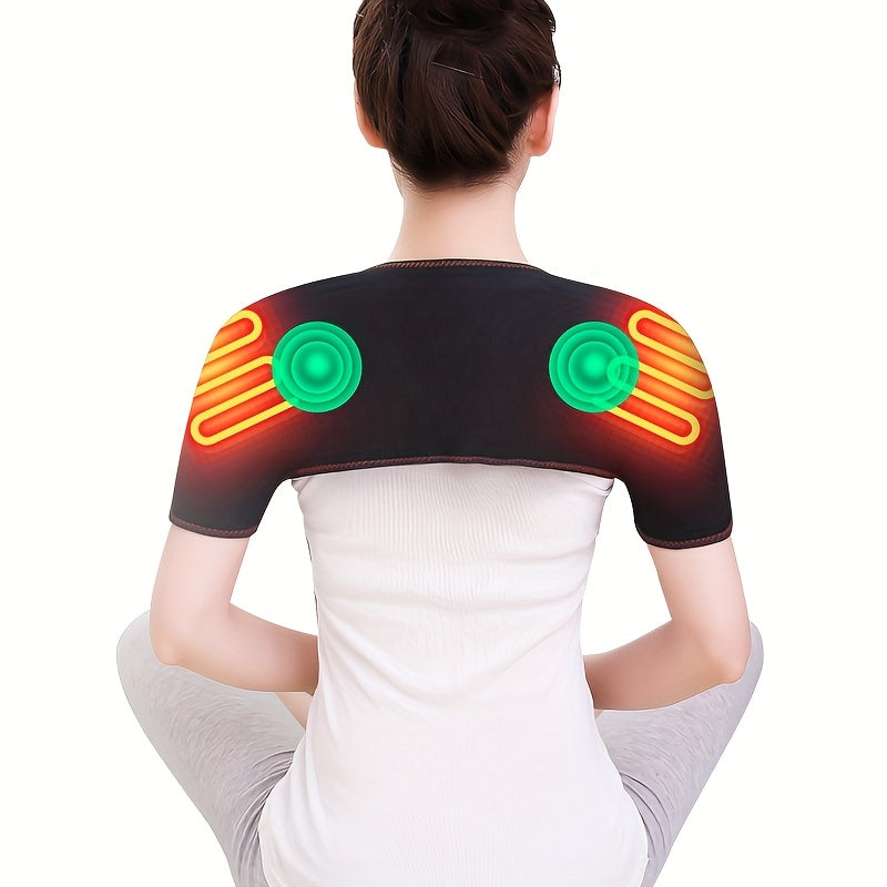 USB Powered Dual Shoulder Heating Massager TJR7P4D