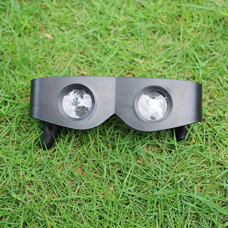 Black PP Fishing Glasses with Adjustable Magnifying Lens - TJR5M8B