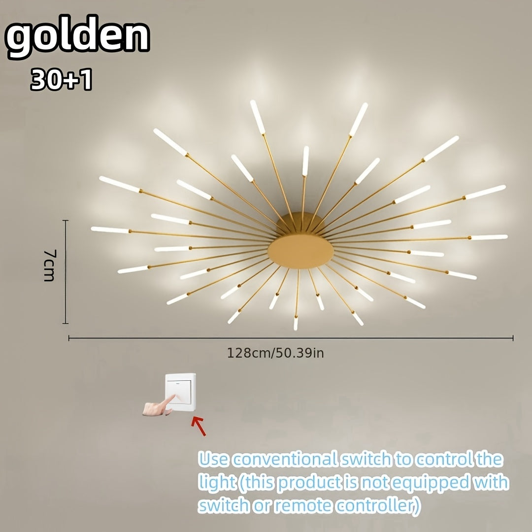 Modern Luxury LED Fireworks Ceiling Lamp-CVH5