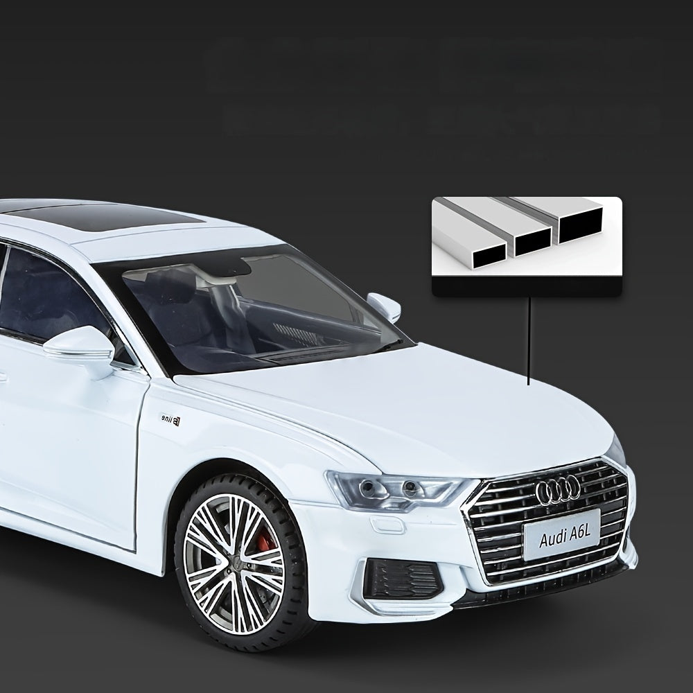 Audi A6L 118 DieCast Model Car  WhiteBlack-OSX1