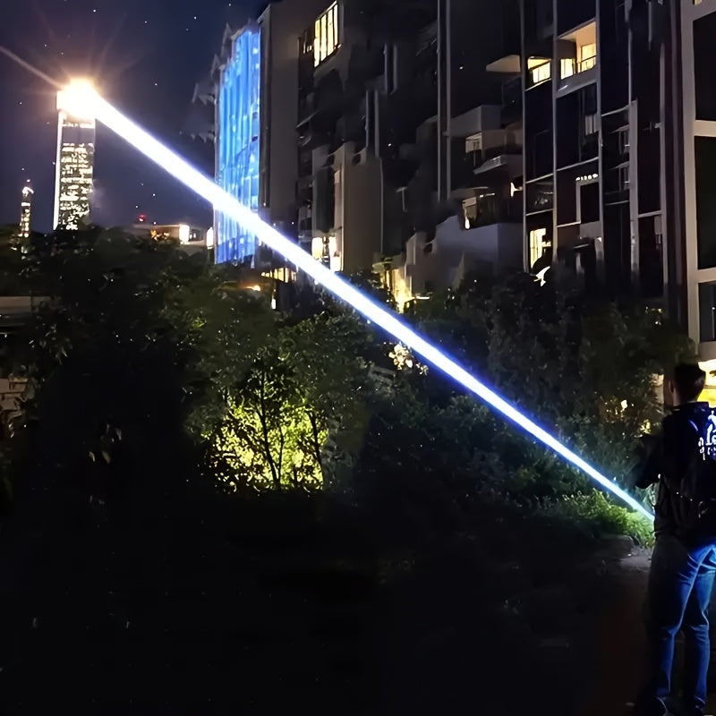 Rechargeable LED Flashlight, USB Type-C, Digital Display – TJR1K8V