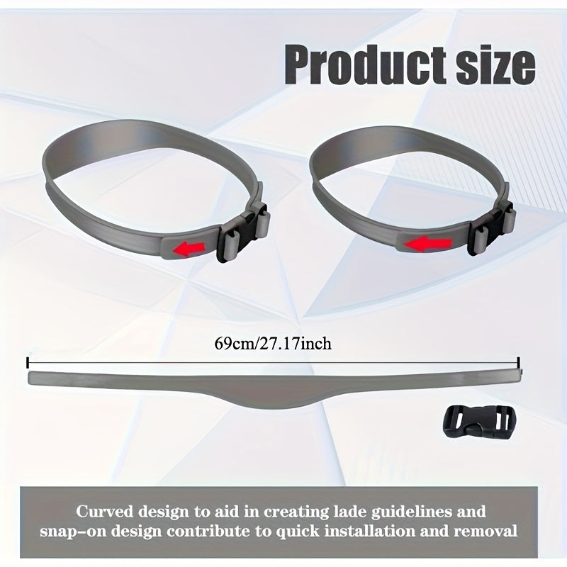Adjustable Hair Trimming Guide Headband for DIY Shaving TJR9N3V