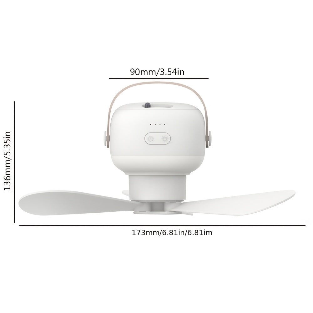 Versatile Portable Camping Fan with Remote Control TJR6T9F