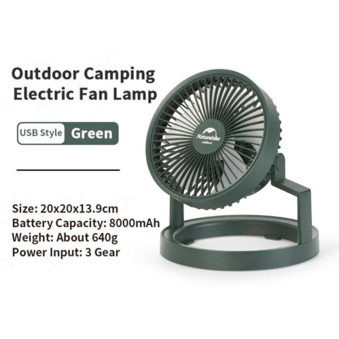 NatureHike Outdoor Lighting Electric Fan