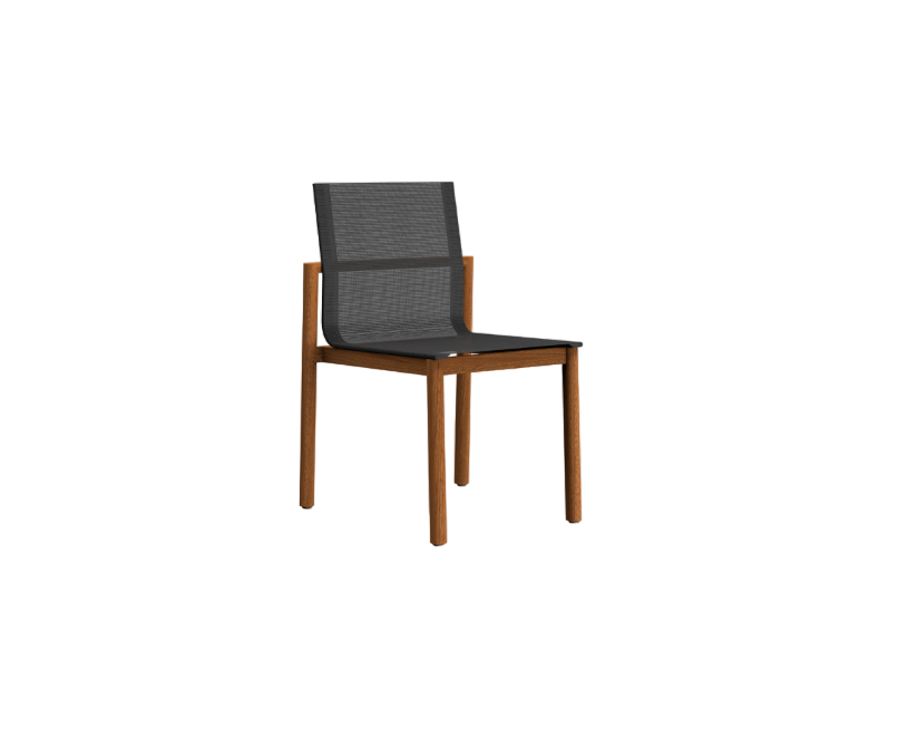 Greenwich Batyline Teak Dining Side Chair