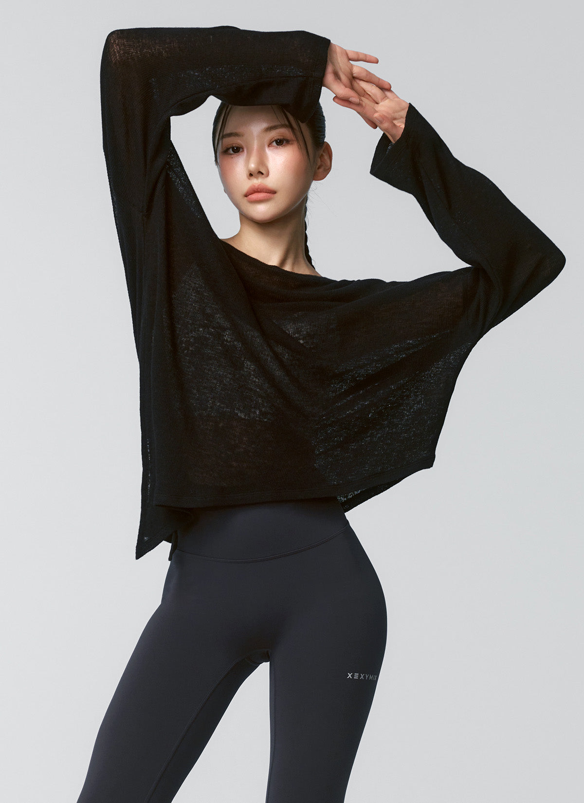 Side Slit Cover Up Long Sleeve