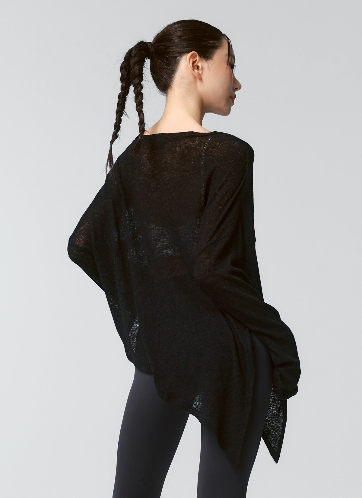 Side Slit Cover Up Long Sleeve