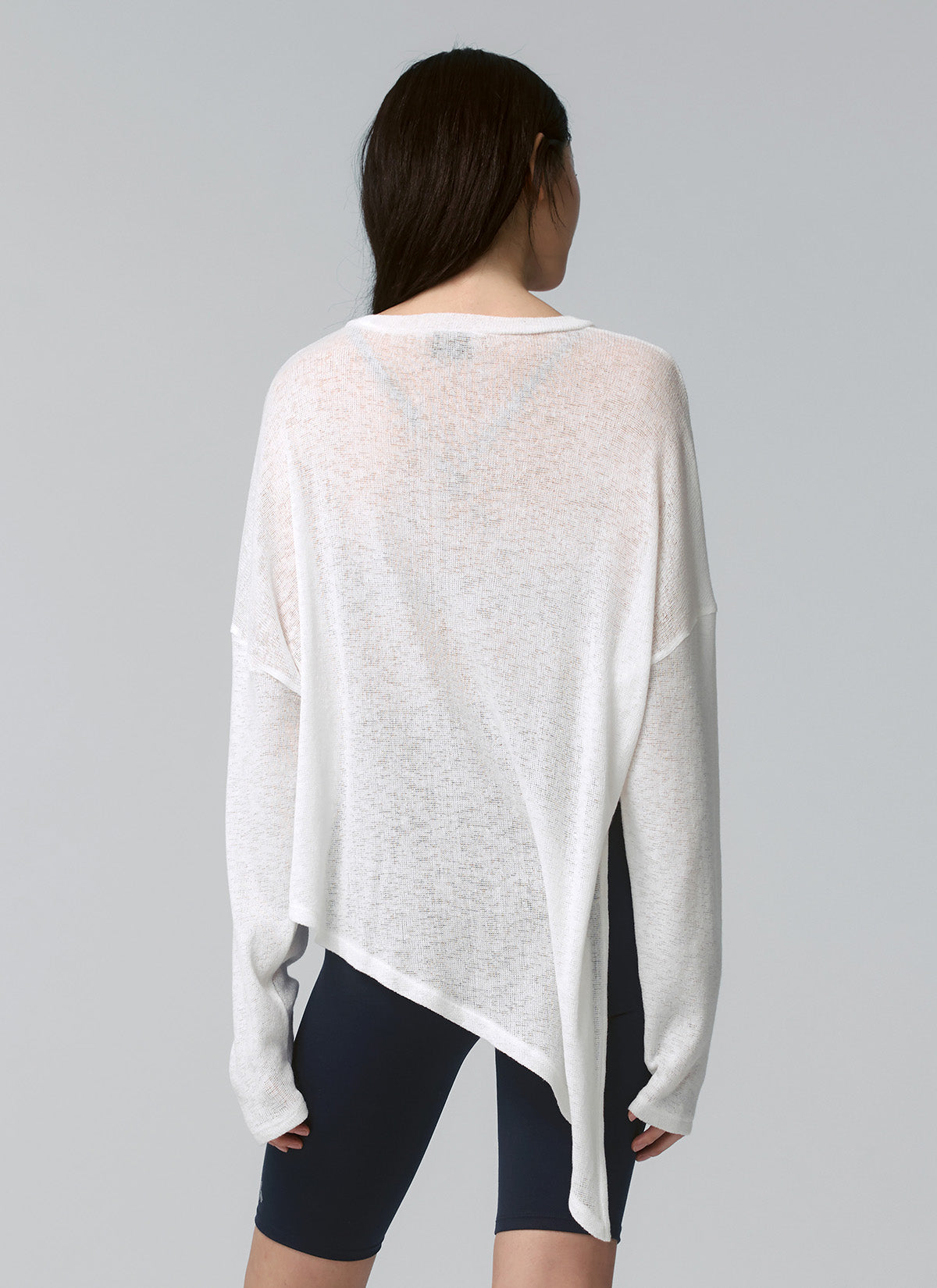 Side Slit Cover Up Long Sleeve