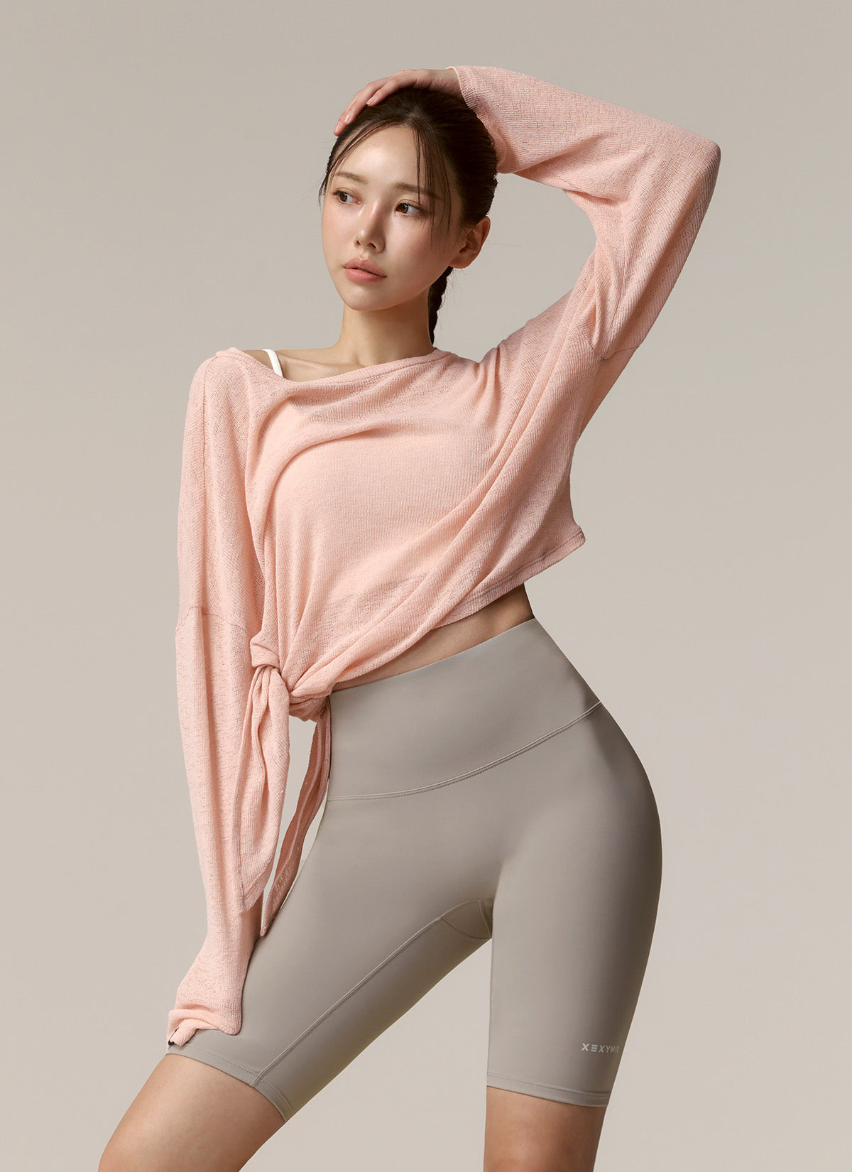 Side Slit Cover Up Long Sleeve