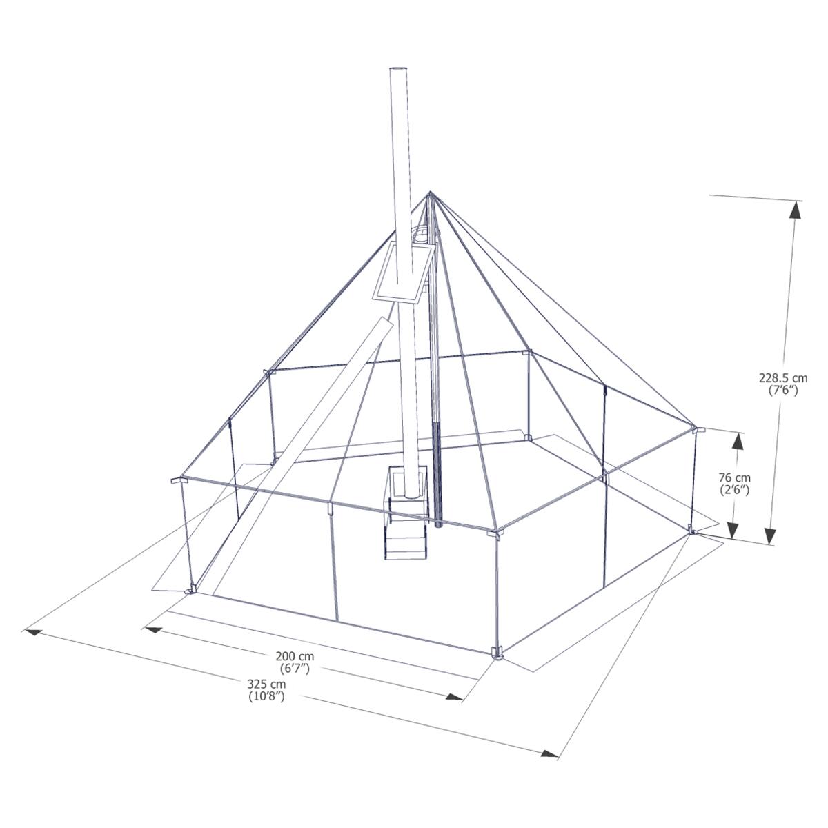 Esker Arctic Fox 10x10 Winter Hot Tent