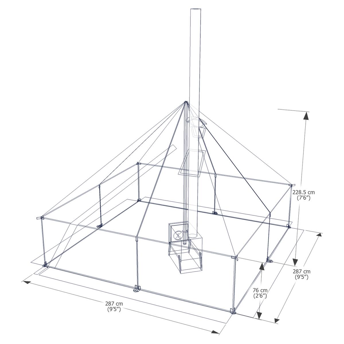 Esker Classic 10x10 Winter Hot Tent