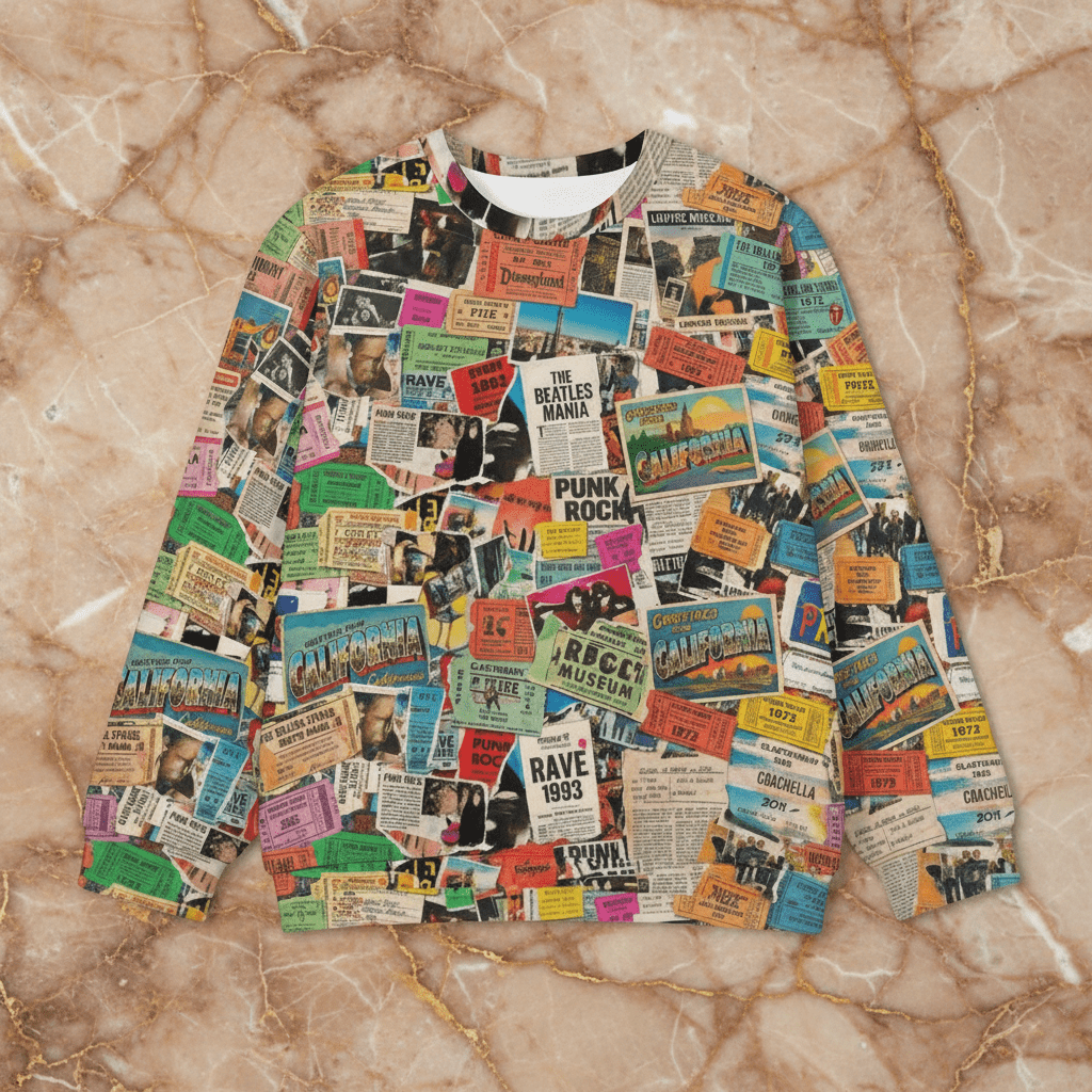 Everyday Maximalist AOP Crewneck Sweatshirt | 280gsm Heavyweight Unisex Pullover — Bold Print Studio-to-Street Statement Streetwear (S–5XL)