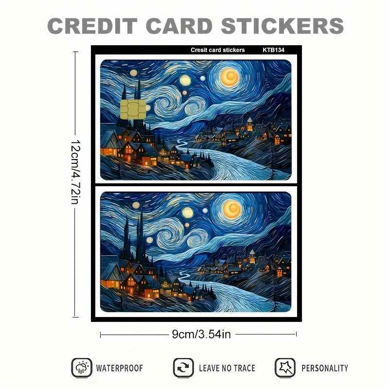 Van Gogh Starry Night Card Skins- HMT17SN