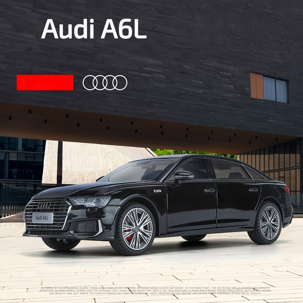Audi A6L 118 DieCast Model Car  WhiteBlack-OSX1