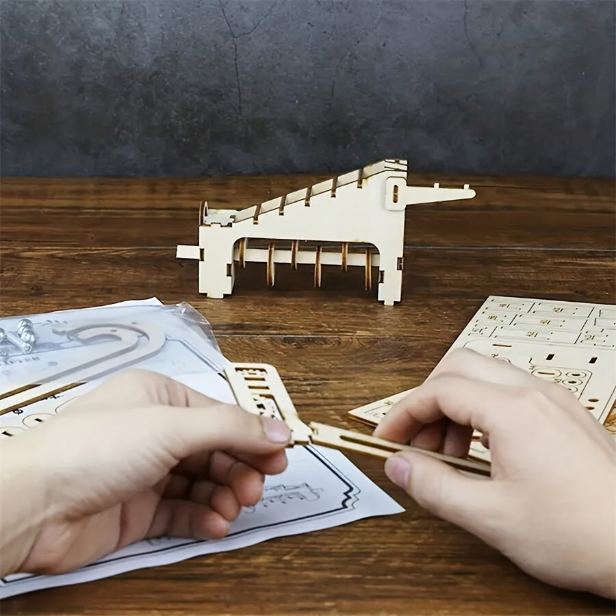 DIY Wooden Roller Coaster Model Kit- HMT24RR