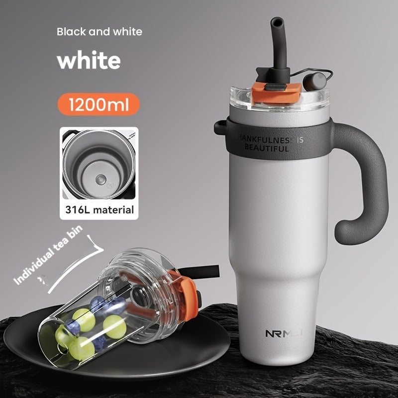 NRMEI Stainless Steel Large Capacity Ice Bullock Cup Thermos TJR8X4C