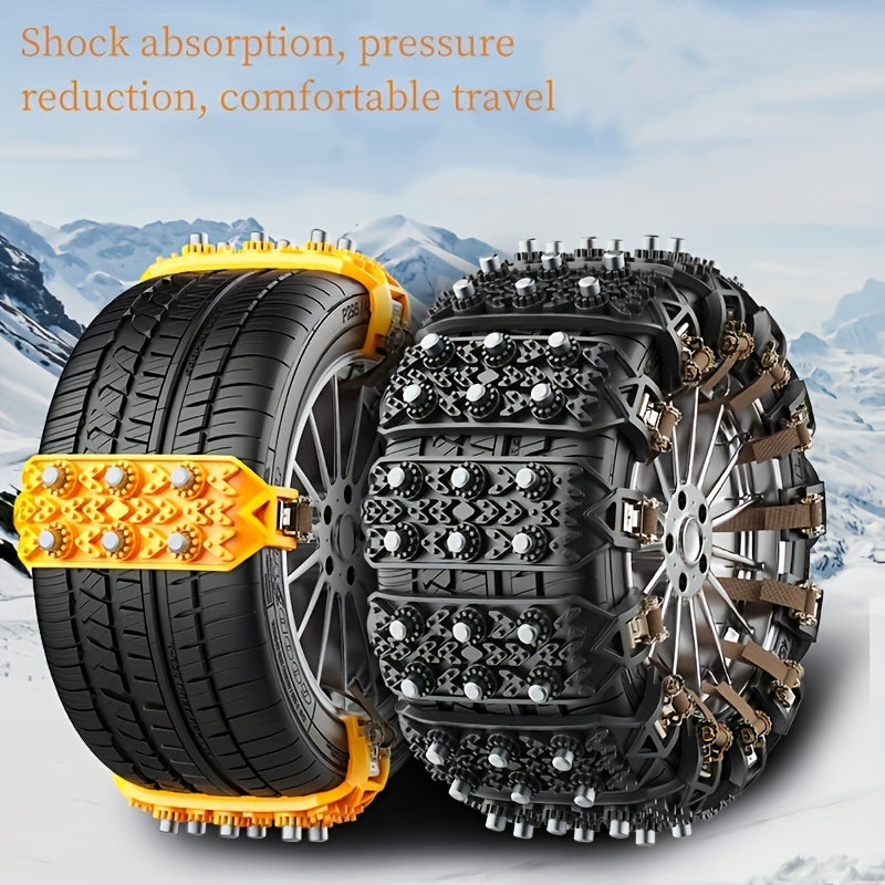 Universal Car Snow Chains Set of 6-X48C