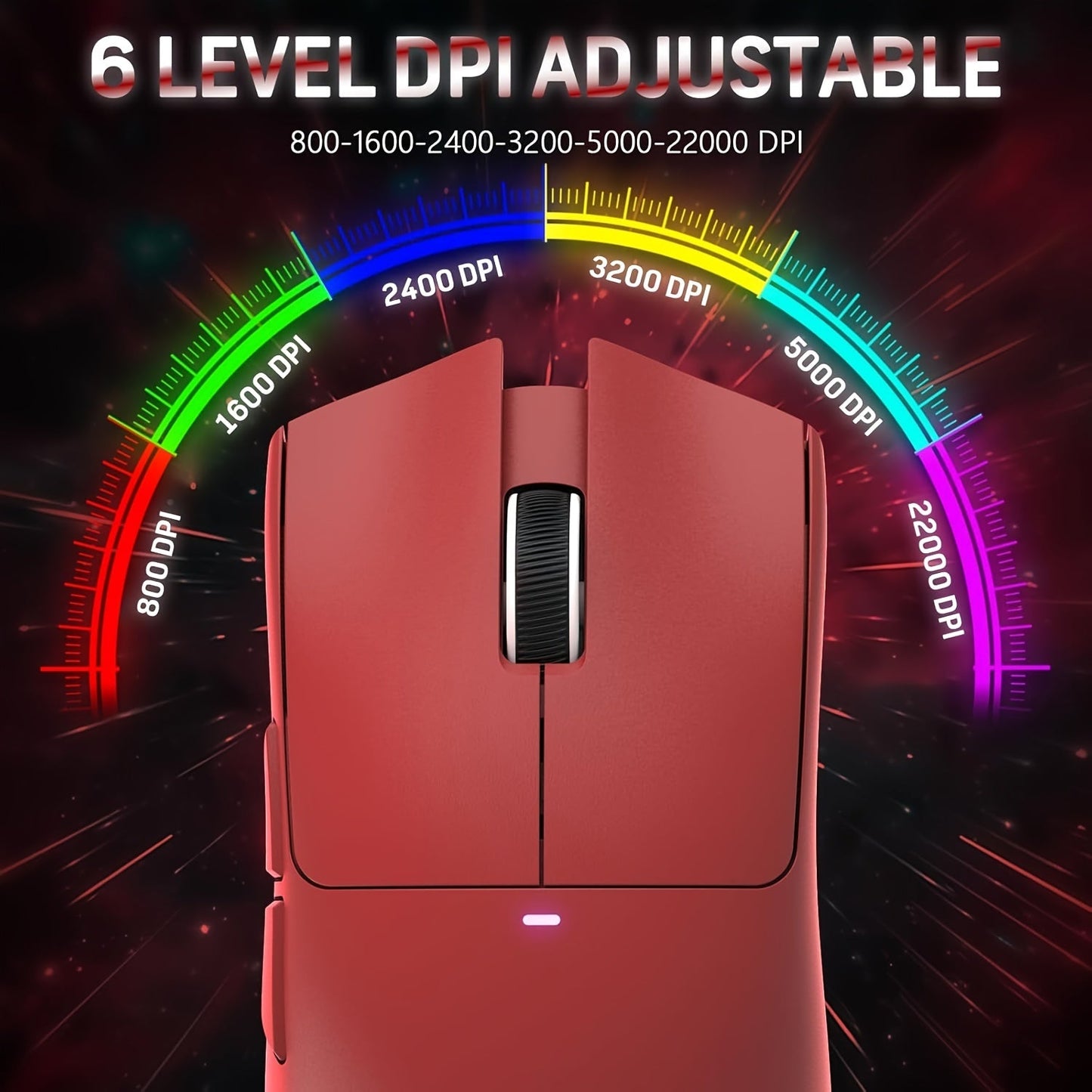 ATTACK SHARK X11 Ultra-Light Wireless Gaming Mouse with RGB Dock TJR4H9W