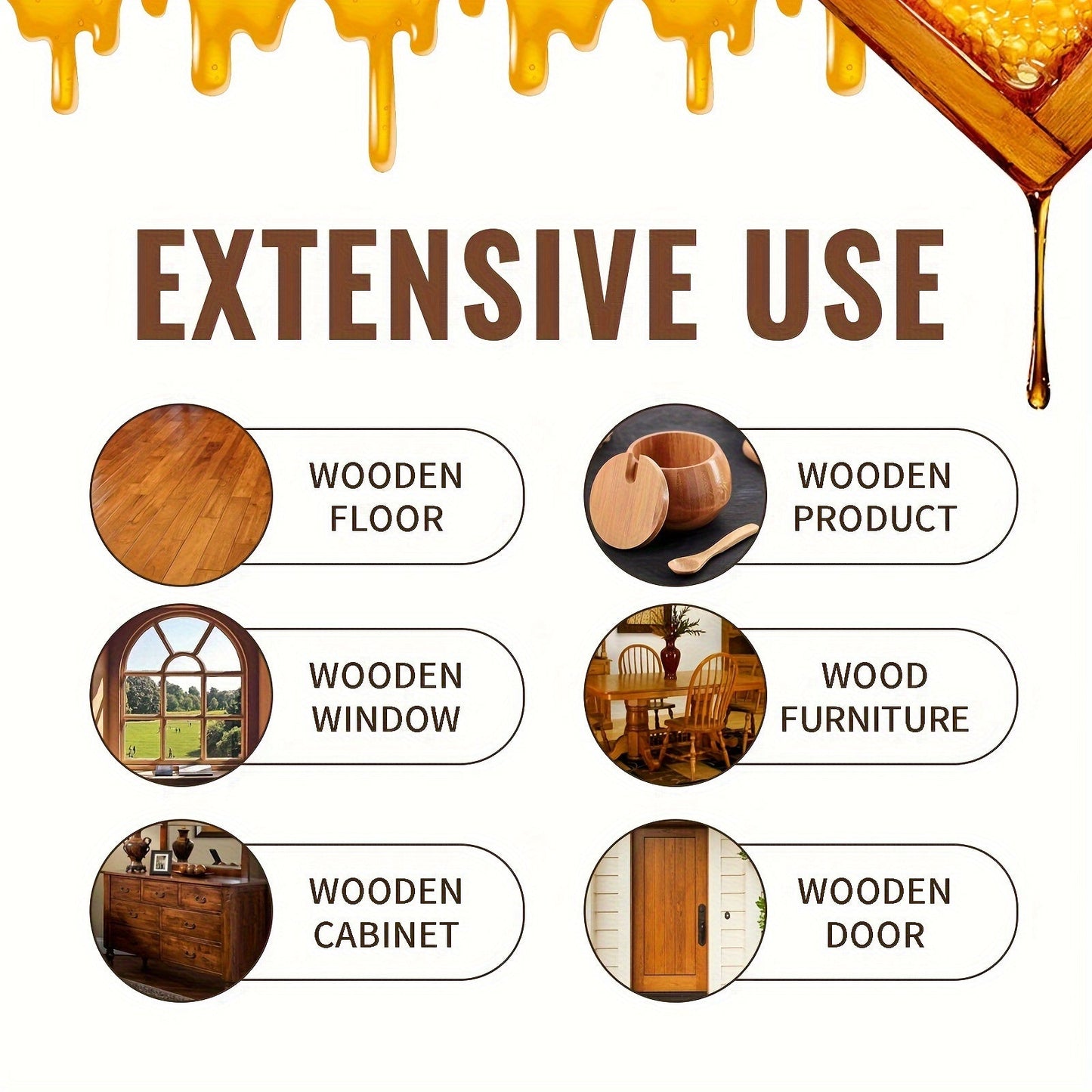 Jakehoe Premium Wax  Wood  Furniture Scratch Remover Set-9Z42