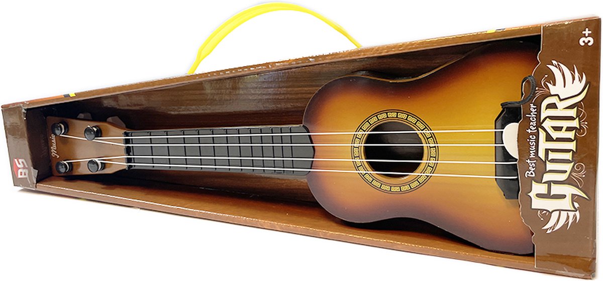 Music Guitar - speelgoed gitaar - 4 snaren - 40cm - kindergitaar